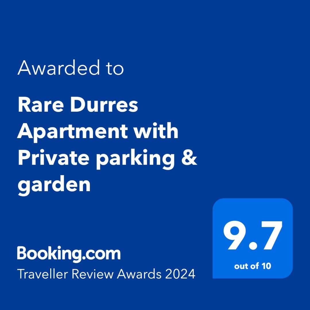 Rare Durres Apartment With Private Parking & Garden Dış mekan fotoğraf